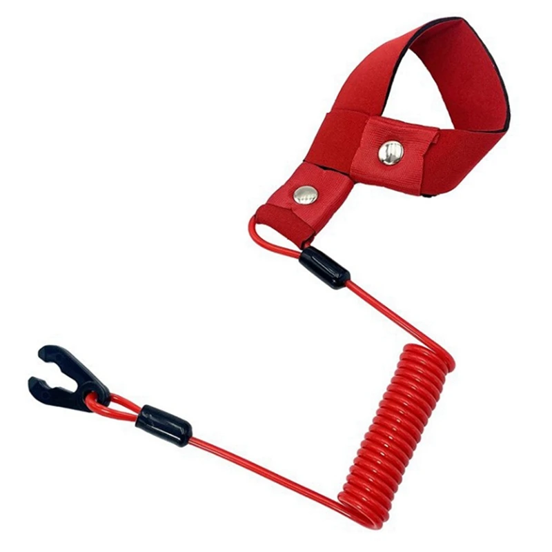 

4X Stop Kill Safety Lanyard Fits Handlebar Switch Key Floating Emergency Flameout Rope For All Yamaha Jet Ski