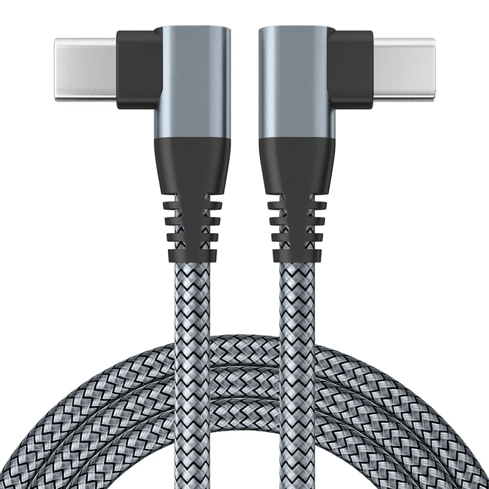 

60W USB C To USB Type C Cable USBC PD Fast Charger Cord USBC Type-c Cable For Xiaomi mi 10 Pro Samsung S20 Macbook Pro 90 Degree