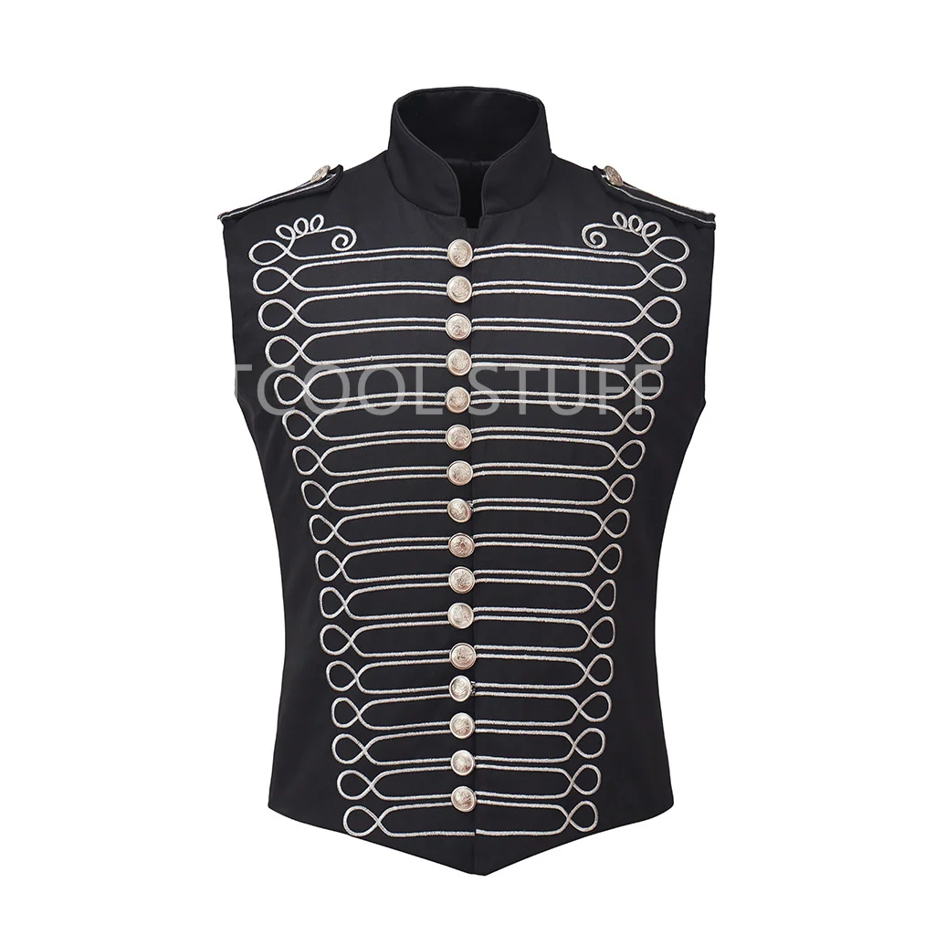 Мужской костюм для косплея куртка рок-группы в стиле панк военный парадный жилет