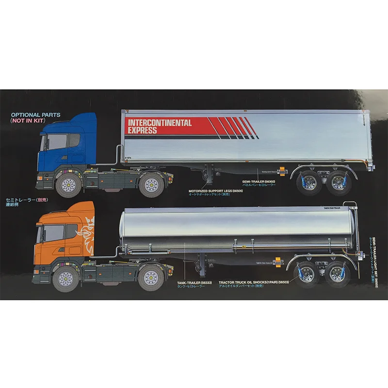 

US Stock 1/14 56338 RC Remote Control Tractor Truck 540 Motor Gearbox Outdoor Toys For Boys Gift Scania R470 TAMIYA TH18014-SMT7