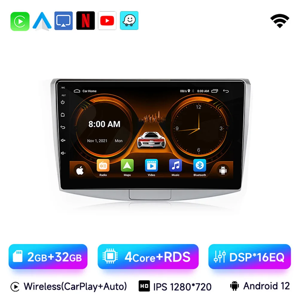 

Автомобильный радиоприемник Android 13 для VW Volkswagen Passat 7 B7 CC 2010-2015, мультимедийный видеоплеер, 2Din Carplay, авто стерео, авторадио DVD