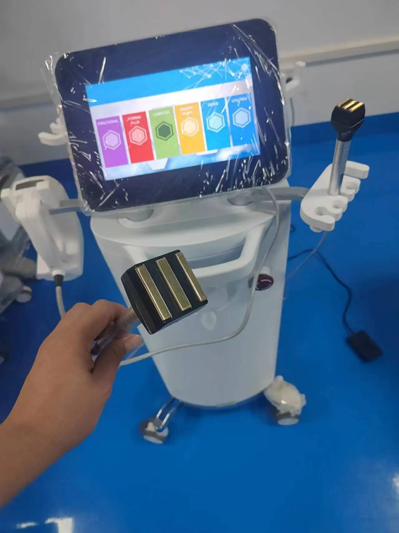 2 в 1 алмазный сверхпластиковый инрежим Contoura Fractora Lift Forma MiniFX антивозрастная машина