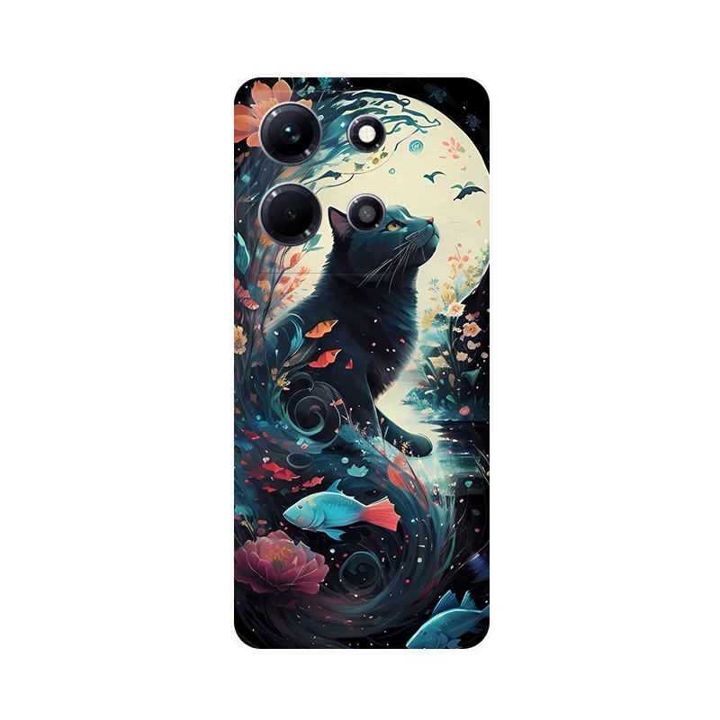 Чехол для Infinix Note 30 VIP X6710 Симпатичный Панда Ударопрочный силиконовый чехол Бампер