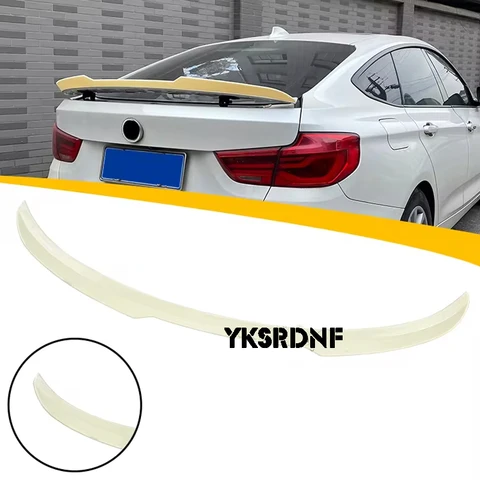 Для BMW F34 3GT 320i 328i 335i ABS глянцевый черный задний багажник губа из углеродного волокна спойлер для крыла Стайлинг автомобиля задний спойлер для багажника 2013 +