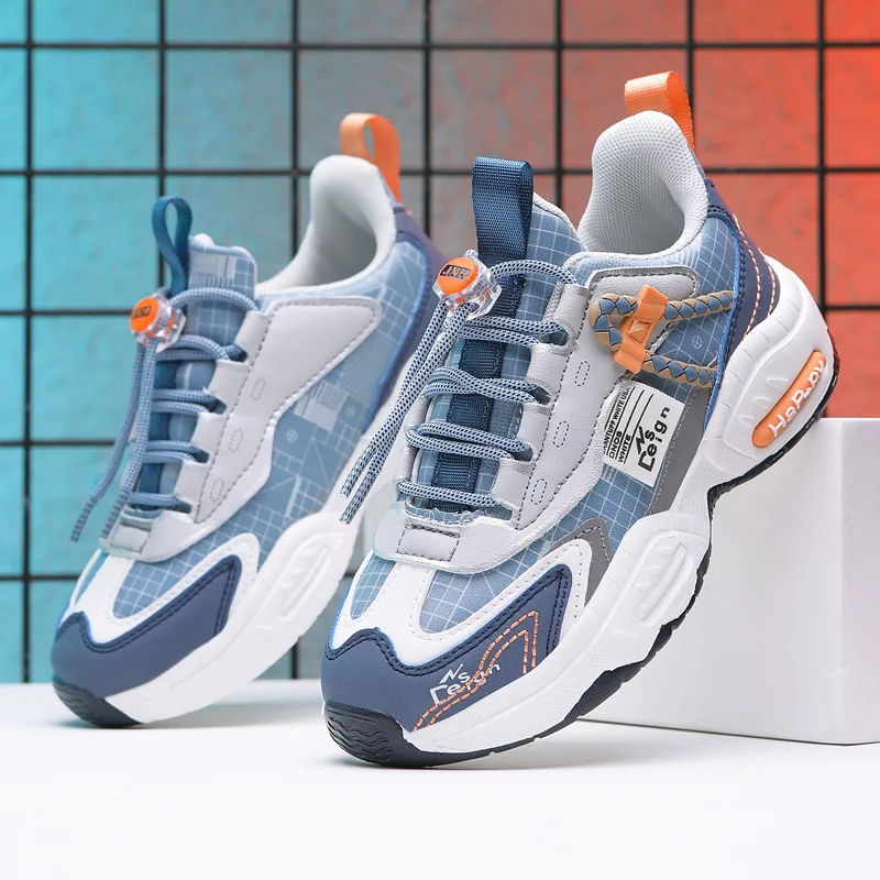 2022 Fashion Color High Quality Platform Sneakers Kids Outdoor Children's Sports Shoes Sneakers for Boys and Girls basket enfant