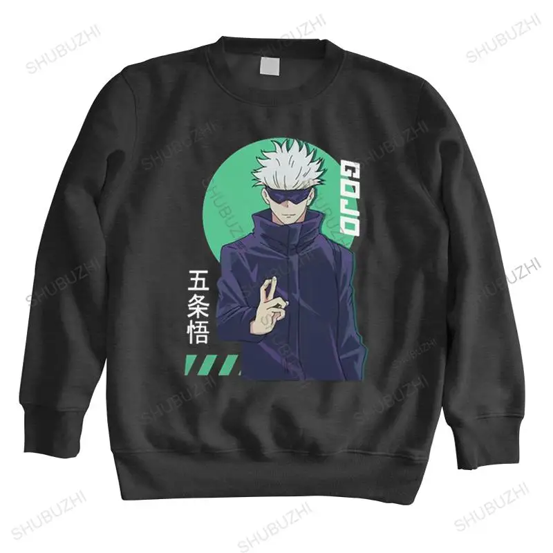 

Толстовка Satoru Gojo Yuji Itadori Мужская, мягкий хлопковый свитшот, топ с Аниме Манга, юютсу, кайсен, повседневный свитшот, Merch