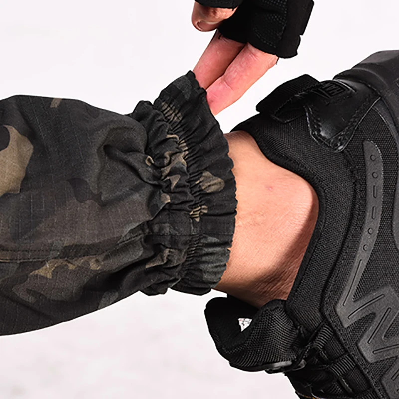 Карго мужские эластичные водонепроницаемые армейские тактические военные походные брюки для бега, треккинга и повседневной носки.