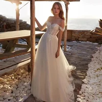 rustic bohemian short sleeves wedding dress lace applique backless bridal gown robe de mari%c3%a9e off shoulder vestido de noiva