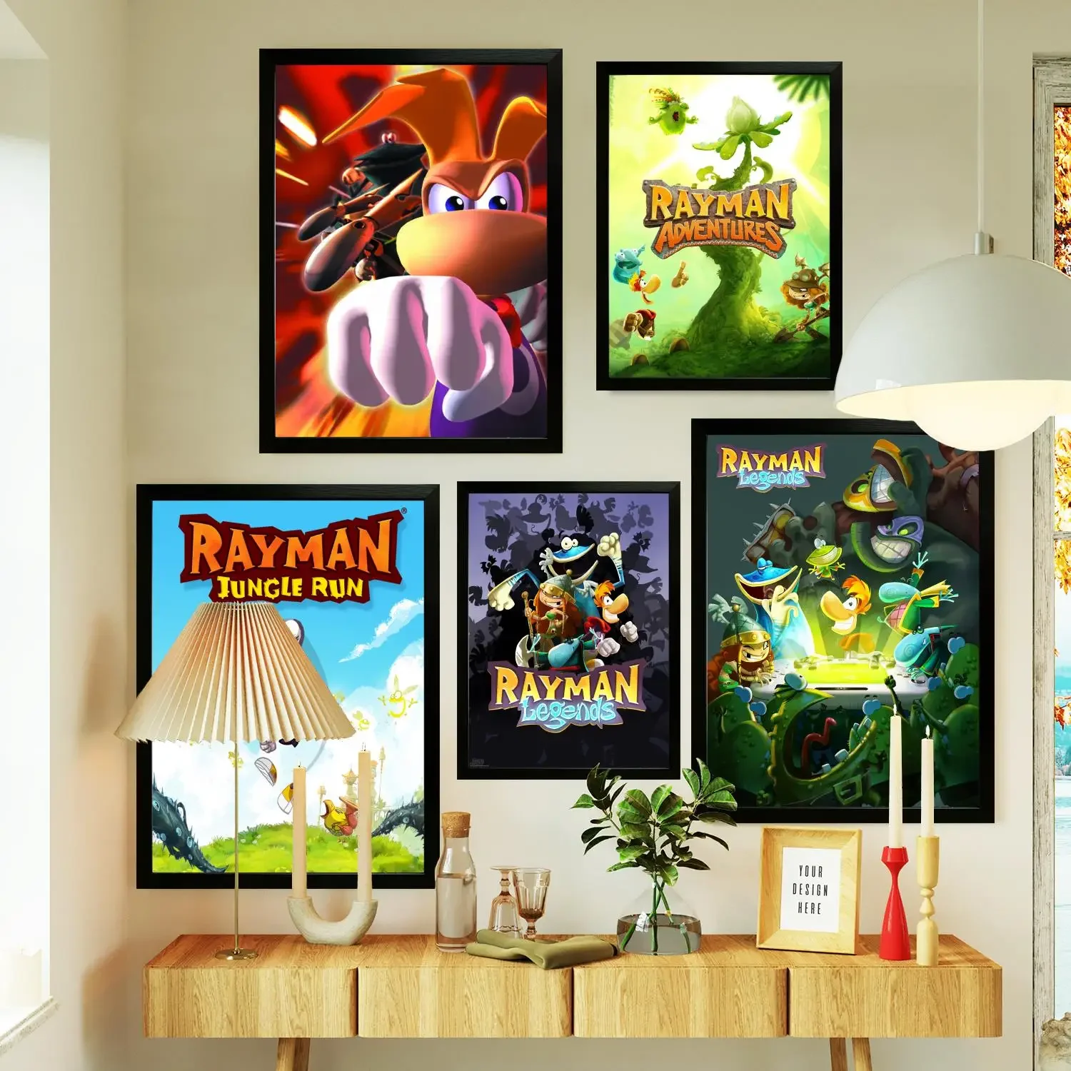 Rayman Legends печать плакатов настенная живопись на холсте плакат для современной