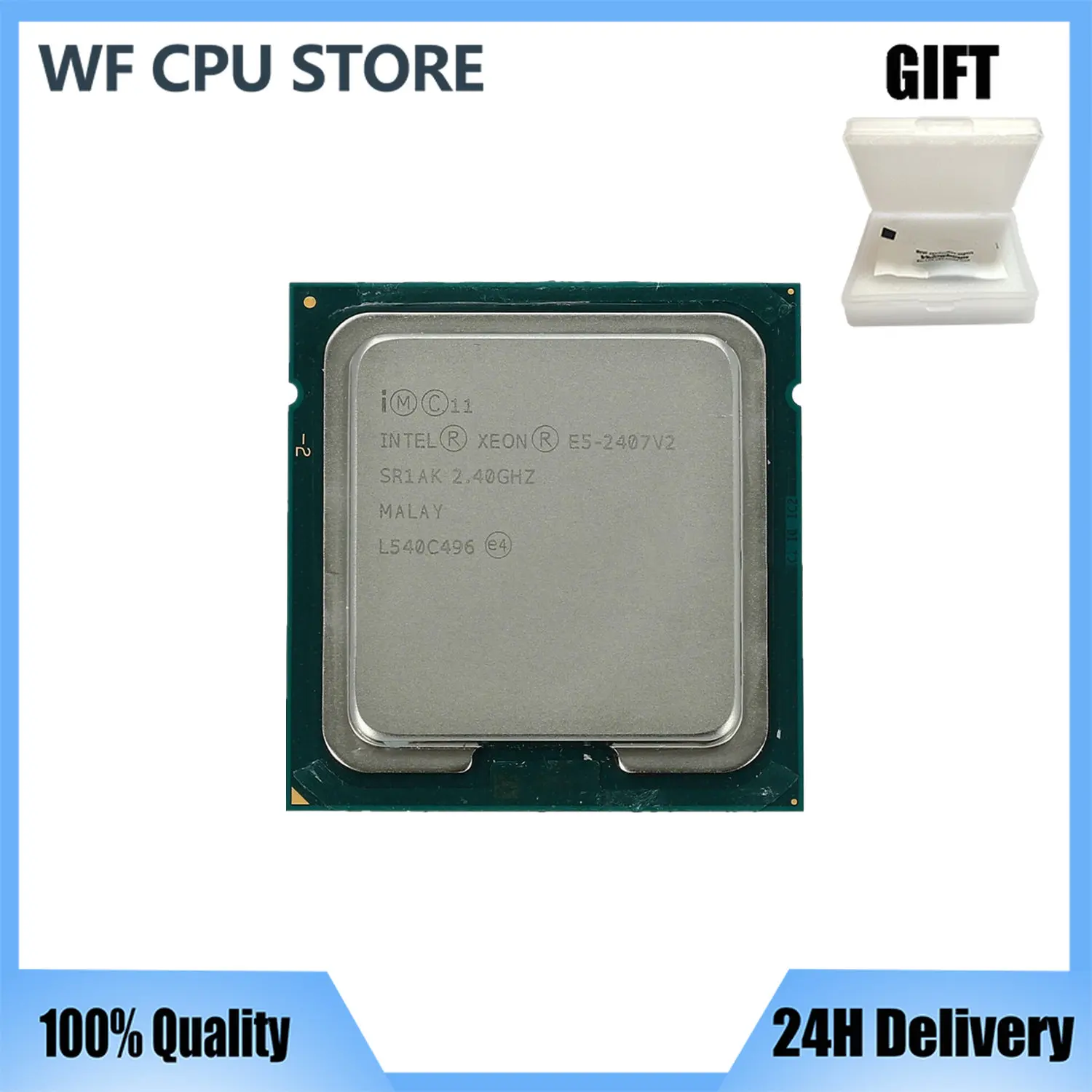 

E5-2407V2 Original Intel Xeon E5-2407 V2 2,4 ГГц 4 ядра 10 МБ SmartCache LGA1356 80 Вт 22 нм процессор E5 2407V2