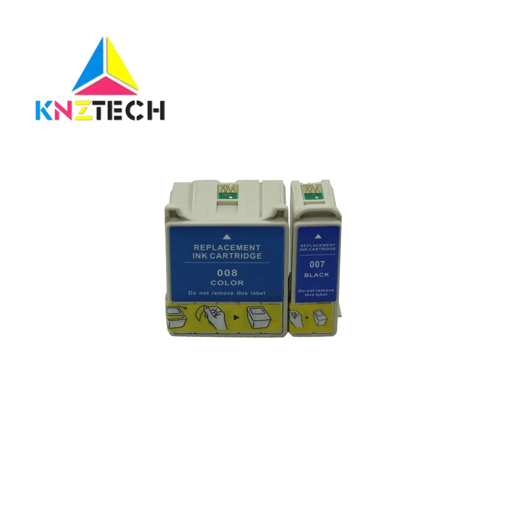 Чернильный картридж T007 T008, совместимый с Epson Stylus Photo 780 785EPX 790 825 870 875DC 875DCS 890 895 915 Чернильный картридж T007 T008, совместимый с Epson Stylus Photo 780 785EPX 790 825 870 875DC 875DCS 890 895 915