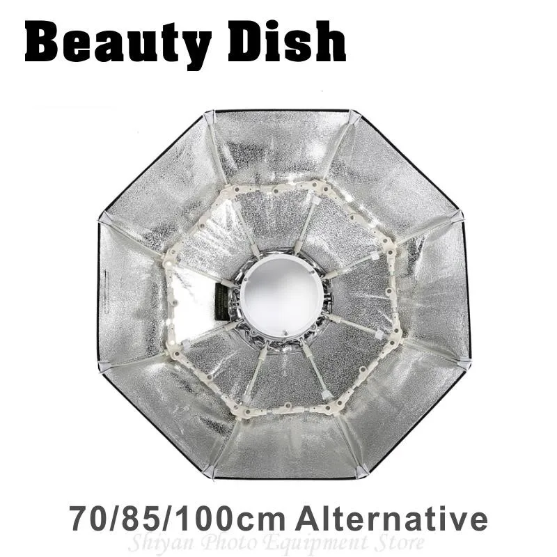 

Falcon Eyes Foldable Beauty Dish Softbox 70cm 85cm 100cm Radar Radome With Bowens Mount for Studio Strobe Flash Light