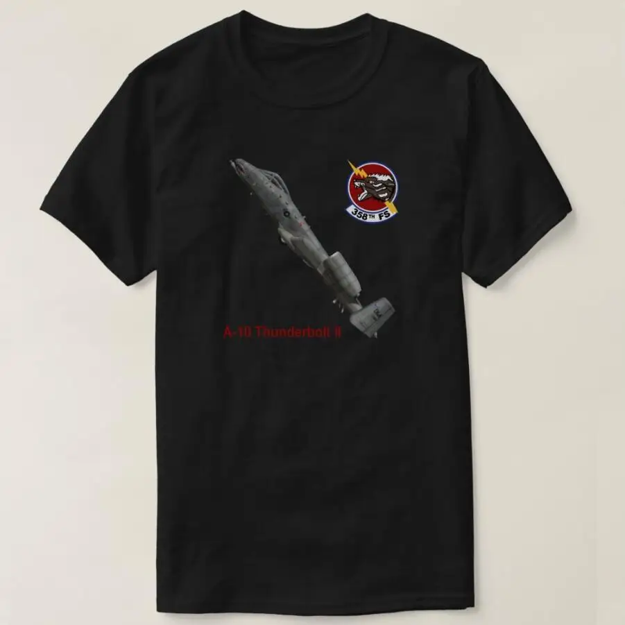 

358th Fighter Squadron A-10 Thunderbolt Men T-Shirt Short Sleeve Casual Cotton O-Neck Summer TShirt