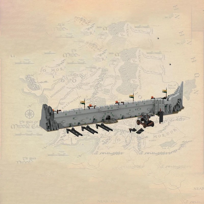 Moc UCS масштабные шлемы глубокая крепость войны всемирно известный средневековый