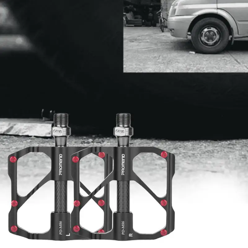 

PROMEND Anti-slip Ultralight Bicycle Pedal Quick Release Pedal Flat MTB 3 Bearings Pedal For Mountain Road Bike Accessories