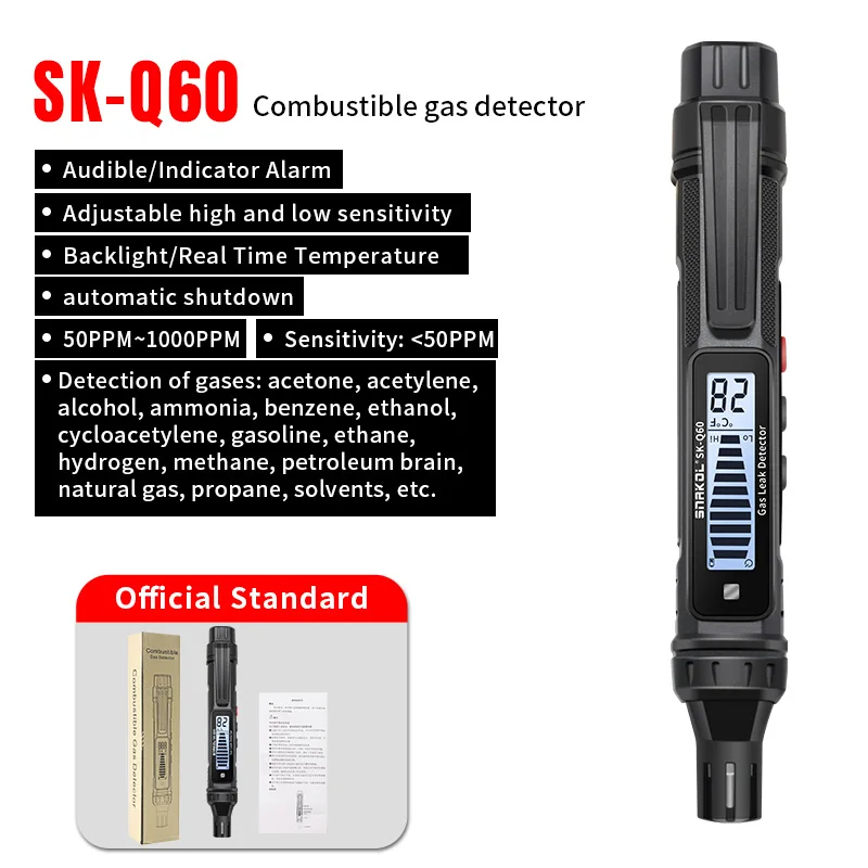 

Портативный детектор газа SNAKOL SK-Q60