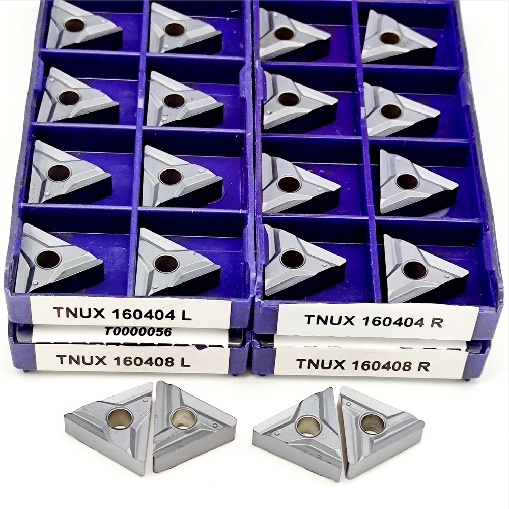 

10PCS Turning Tool TNUX160404R TNUX160404L TNUX160408R TNUX160408L NN LT10 Carbide Cutting Insert TNUX 160404 160408