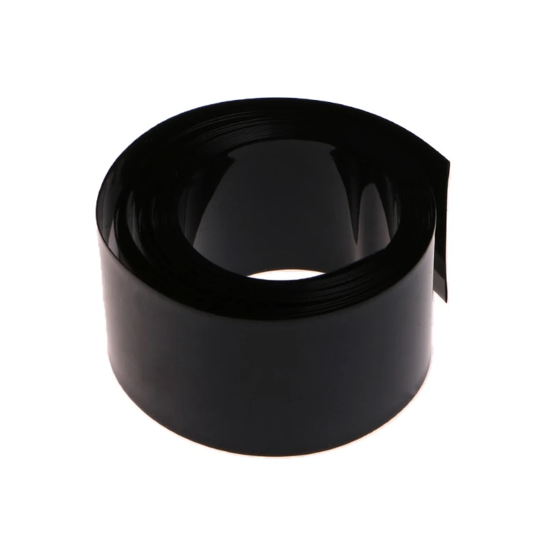 

T5EB 2m PVC Heat Shrink Tubing Tube Wrap Kit For 18650 18500 Flat Round 18.5m