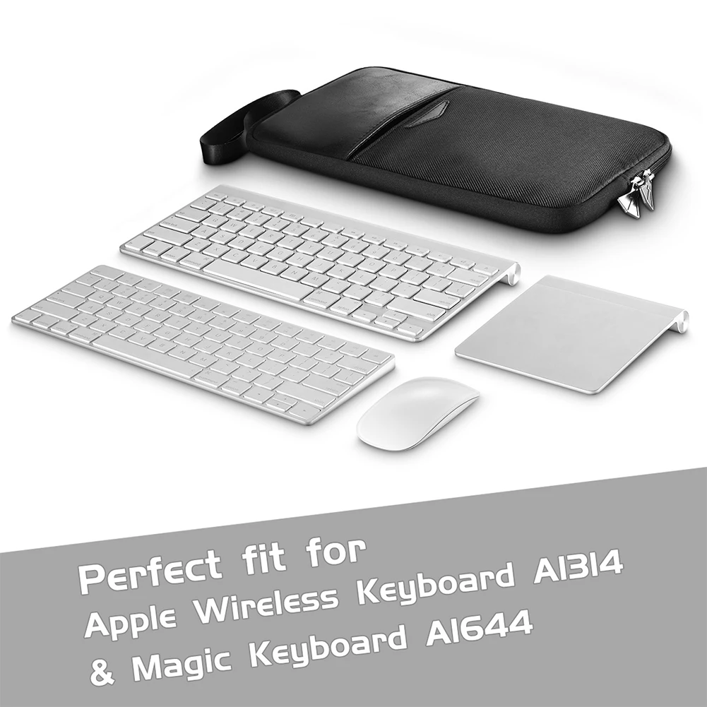 

Keyboard Storage Bag Carrying Case Zipper Dustproof Protective Accessories Portable Neoprene Sleeve Waterproof For Apple Magic