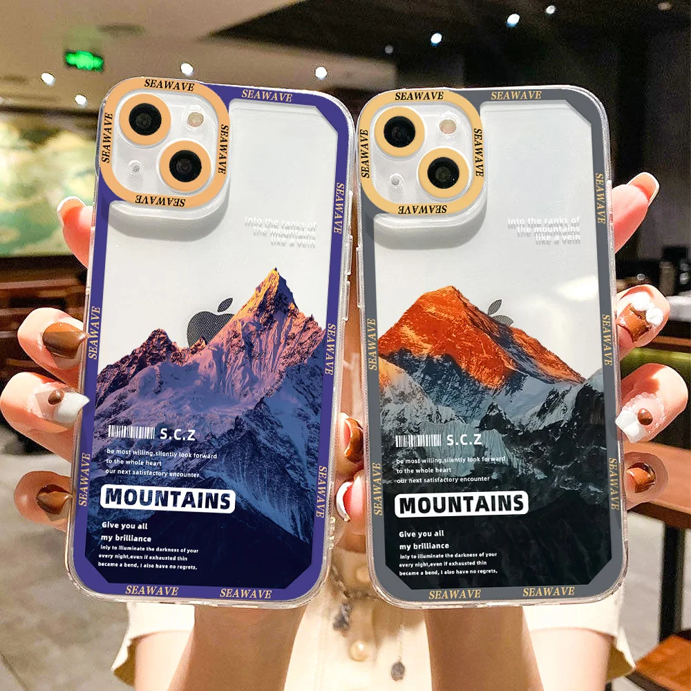 Phone Cases For iPhone 16 Pro Max Case iPhone14 15 11 13 12 Mini XsMax 7 8 Plus SE Mountion Full Cover Soft