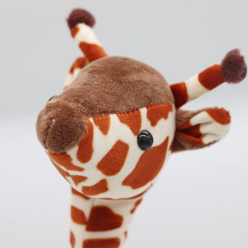 Электрическая плюшевая кукла танцор животные светящийся жираф запись звука