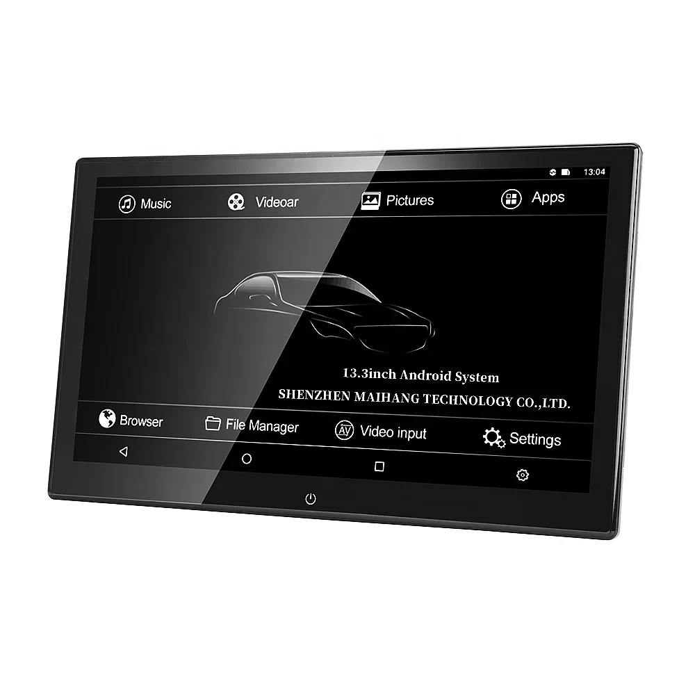 Android автомобильный подголовник монитор радиоплеер автомобильное видео AV IN