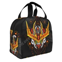 gundam seed wings of liberty 00 insulated lunch bags print food case cooler warm bento box for kids lunch box for school