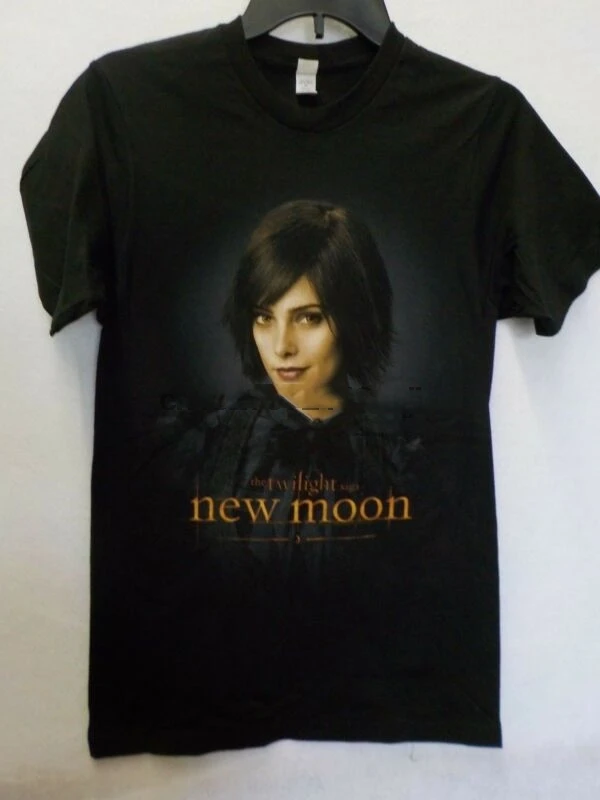 

Mens Twilight Saga New Moon Alice Black Graphic Tshirt New #13274V