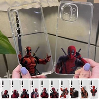 disney disney deadpool phone case for samsung s20 ultra s30 for redmi 8 for xiaomi note10 for huawei y6 y5 cover