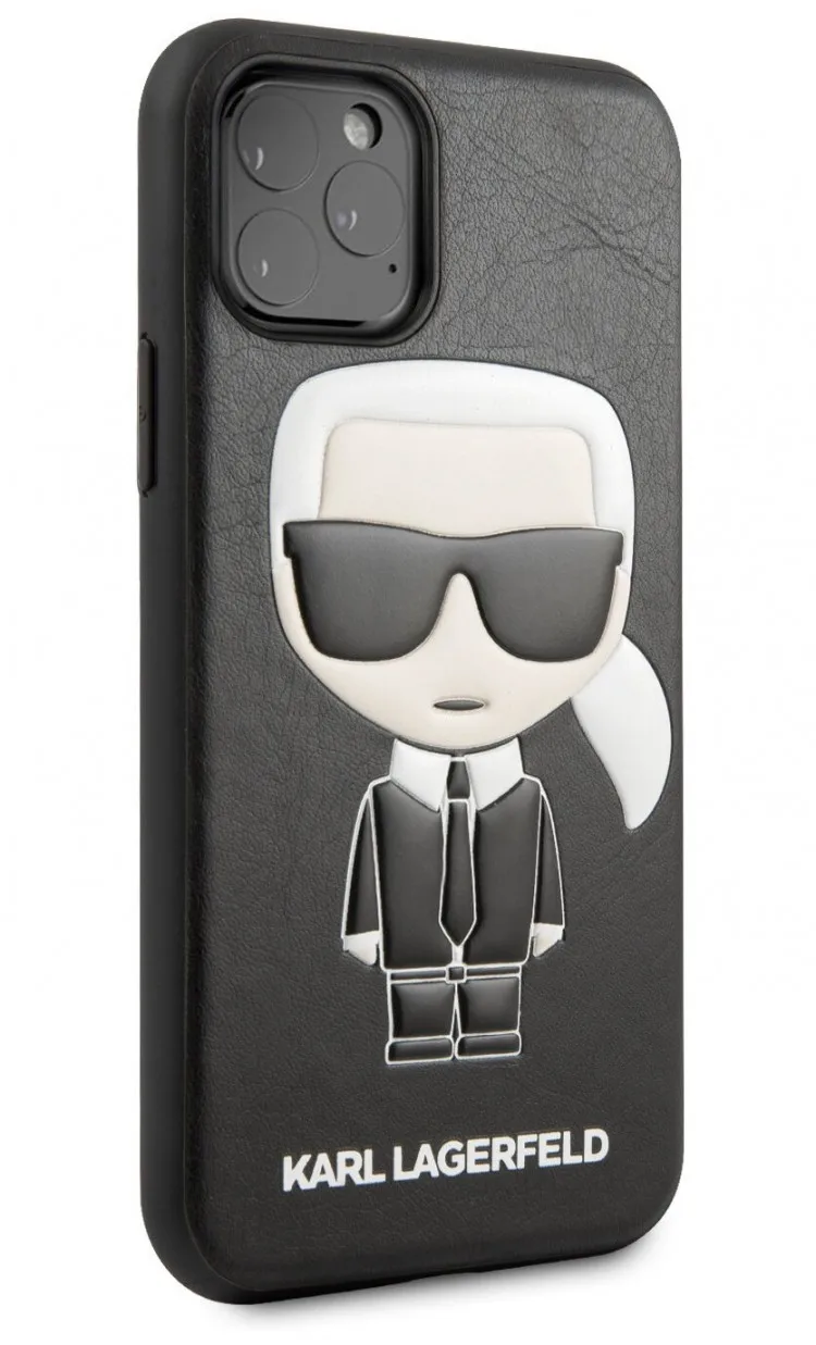 Чехол CG Mobile Karl Lagerfeld PU Leather Iconik Hard для iPhone 11 Pro Max цвет Черный | Мобильные телефоны и
