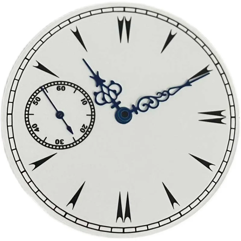

Ceramic white watch Manual dial + hands 38.8mm without luminous fit for ETA6497 and ST3600