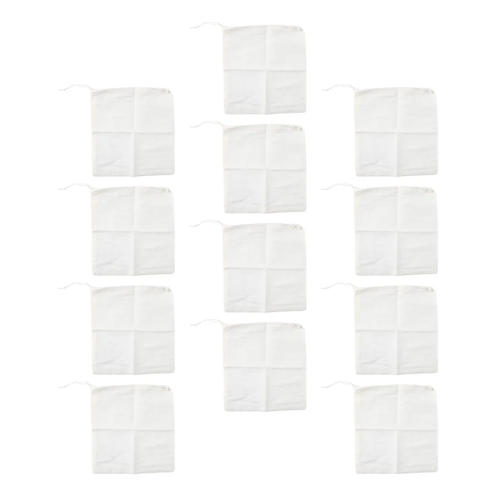 

Bag Filter Brew Tea Bags Strainer Coffeecloth Nut Cold Dispenserloose Filters Leaf Paper Sachets Empty Drawstring Cheesecloth