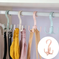 space saving rotated hanger hooks wardrobe clothes rack hanger organizer bag hanger shoes belt scarf hanging rack closet hanger