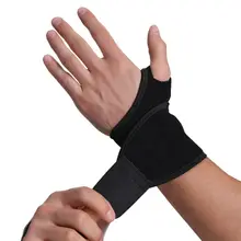 2pcs Adjustable Wrist Brace Wristband Gloves Breathable Black Wristband Belt Lightweight Elastic Fabric Wrist Protector Men