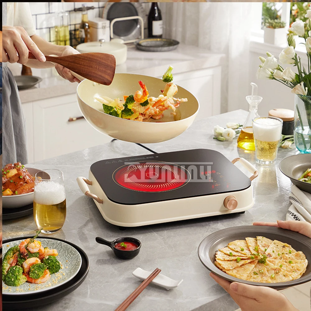 Кухонная плита высокой мощности электрическая керамическая Домашняя Плита