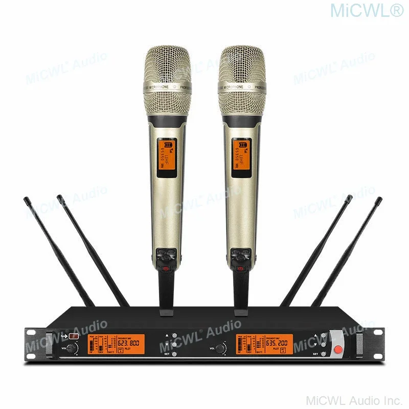 Портативный беспроводной микрофон KTV DJ караоке