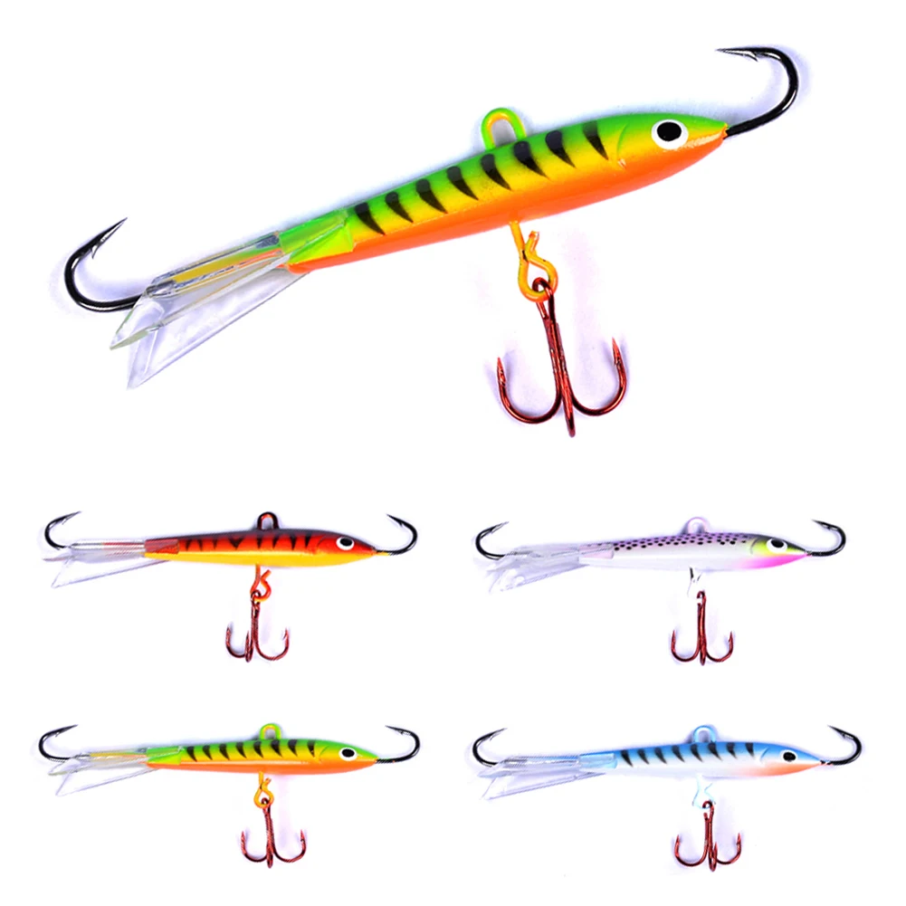 

Fishing Lure Ice Fishing Lure 82mm 18g Artificial Metal Hard Bait Jigging VIB for Carp Pike Perch Winter Fishing Fishing Tackle