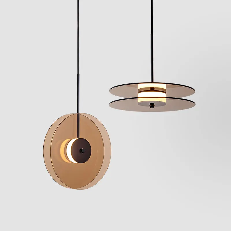

Led Art Chandelier Pendant Lamp Light Room Decor Designer Restaurant Nordic Creative Minimalist Glass Home Bedside Cafe Bar