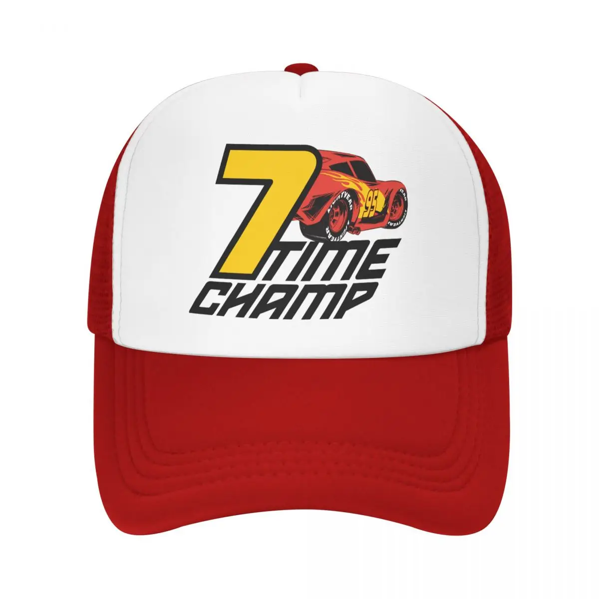 Кепка дальнобойщика Cars 3 Lightning McQueen 7-го времени популярная шляпа для папы кепка