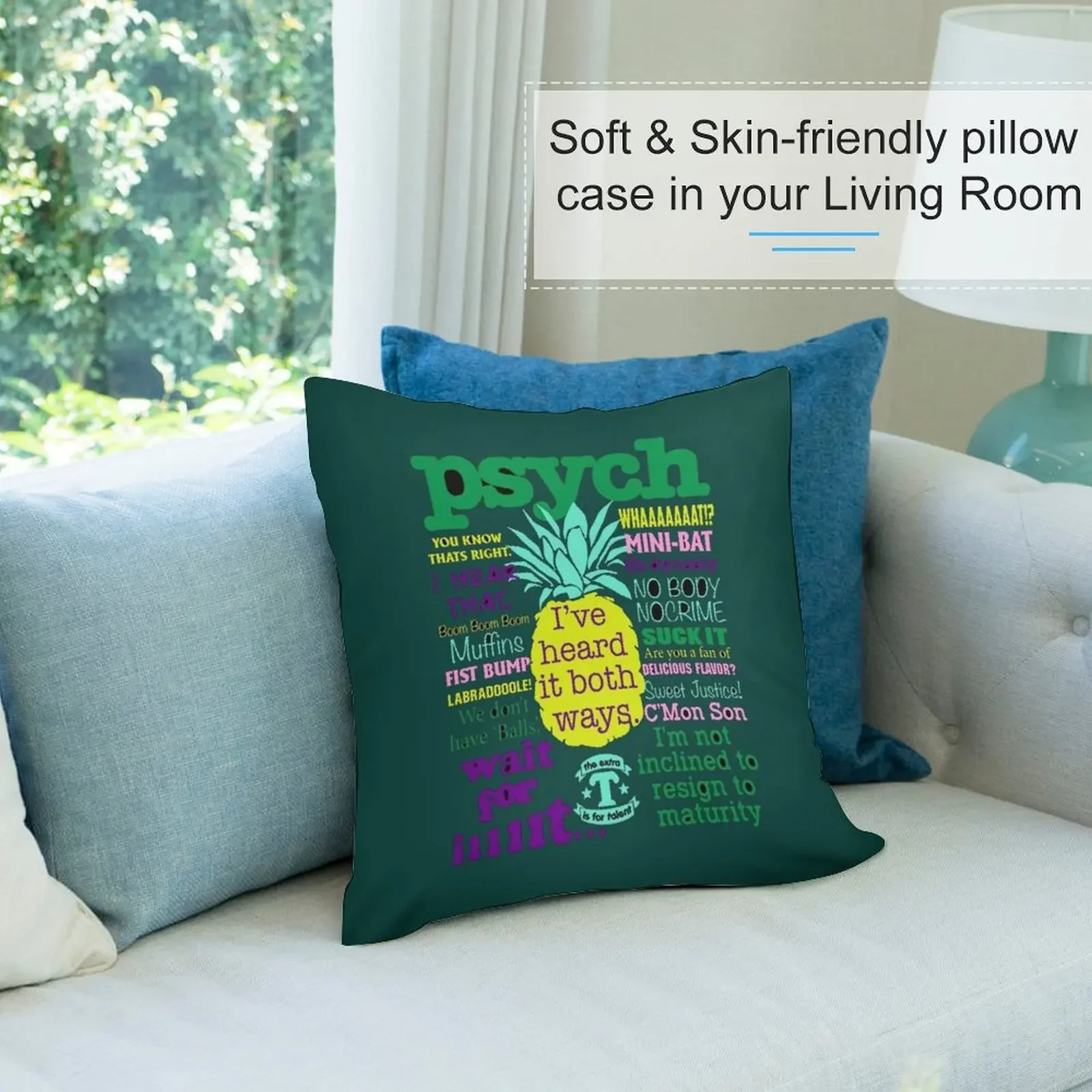 Psych Tv Juliet Ohara Psychic Detective Генри Spencer - Quote Декоративная подушка Подушки Эстетическая