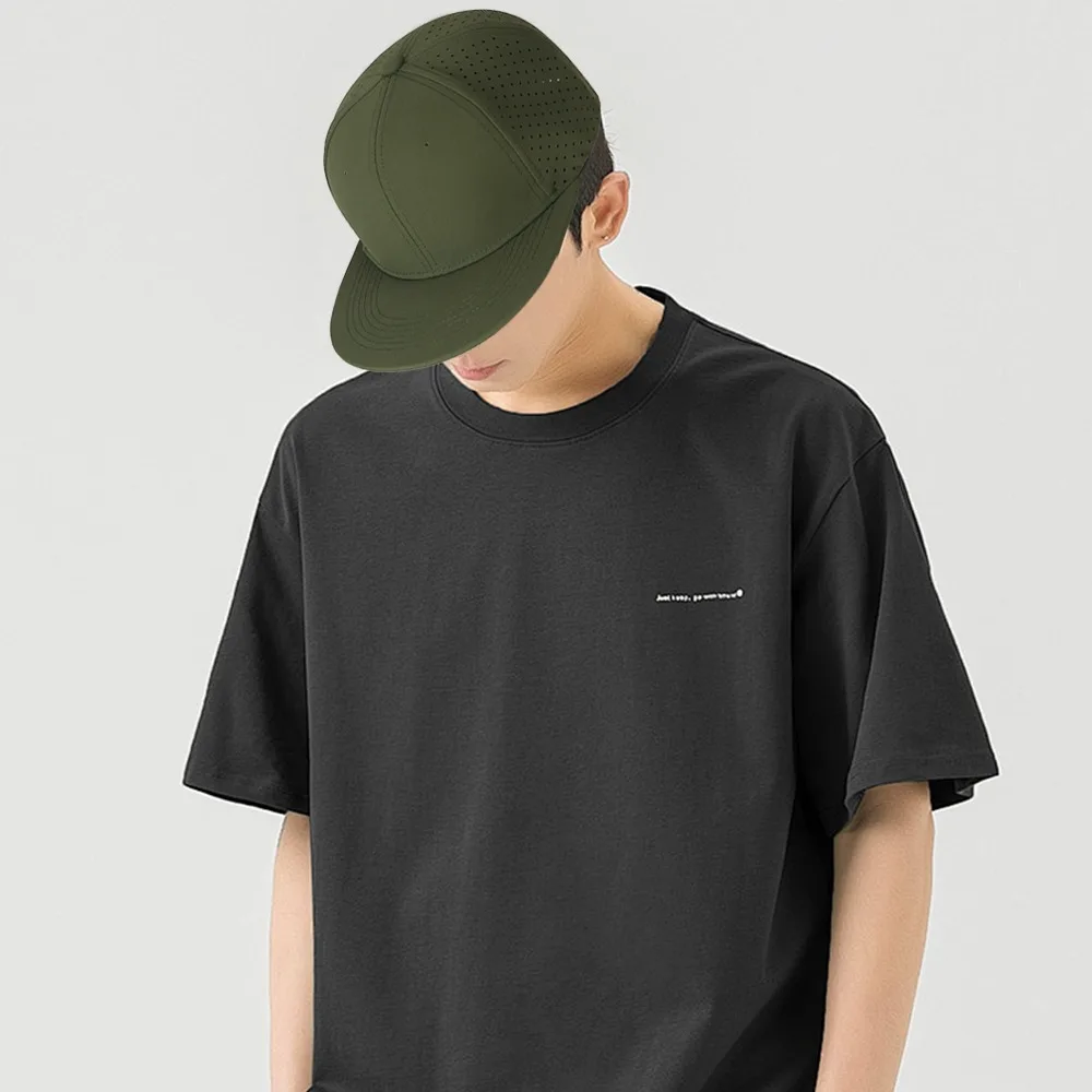 Высококачественная Закрытая Мужская бейсболка 6 панелей однотонная