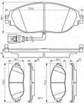 

986495350 для десяти тормозных колодок PASSAT (); Вариант PASSAT