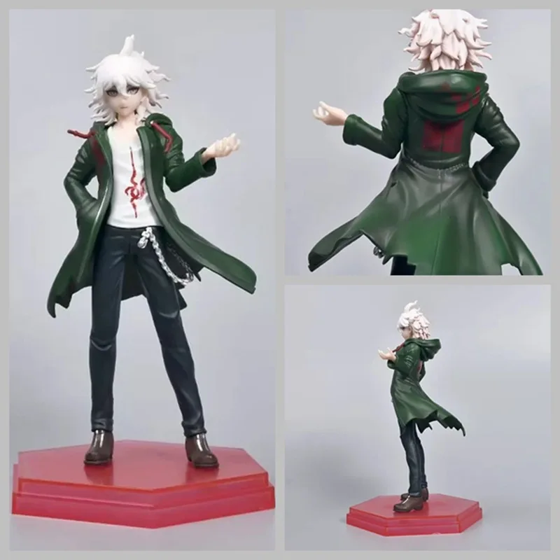 20CM Danganronpa Nagito Komaeda PVC Action Figure Anime Figure Model Toys Figure Collection Doll Gift