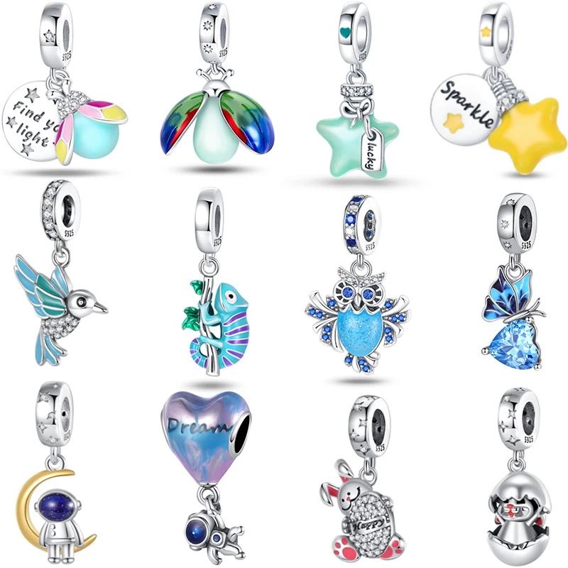 

2023 Hot -New 925 Silver Silver Pendant is suitable for the original Pandora bracelet DIY jewelry wholesale production