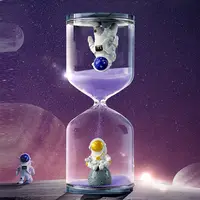 Home Decoration Accessories Astronauts Decorations Hourglass Timer Children 10/20/30 Minutes One Hour Simple Quicksand Bottle