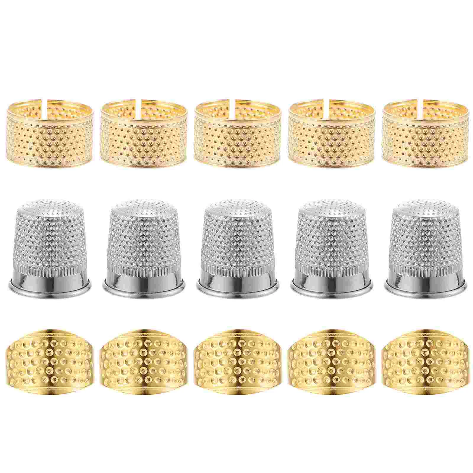 

Thimble Embroidery Tailor Thimbles Finger Thumb Cover Needlework Cap Sewing Ring Knitting Needles Pin Pads Coin Sleeve Cross