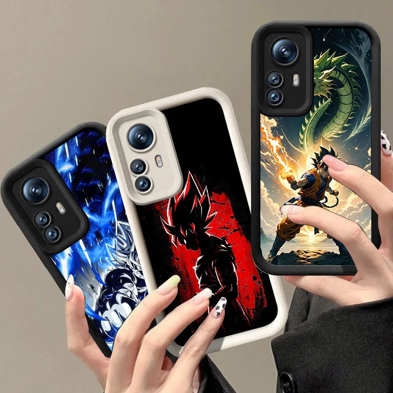 D-Dragon Balls Goku Phone Case For Xiaomi 11i 11 Lite 12 14T Redmi Note 10 11T 13 Pro 5G Plus 11S 12S