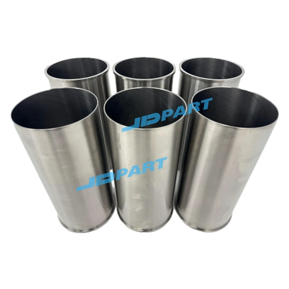 6 шт. WD12G гильза цилиндра 612630010055 для запасных частей двигателя Weichai