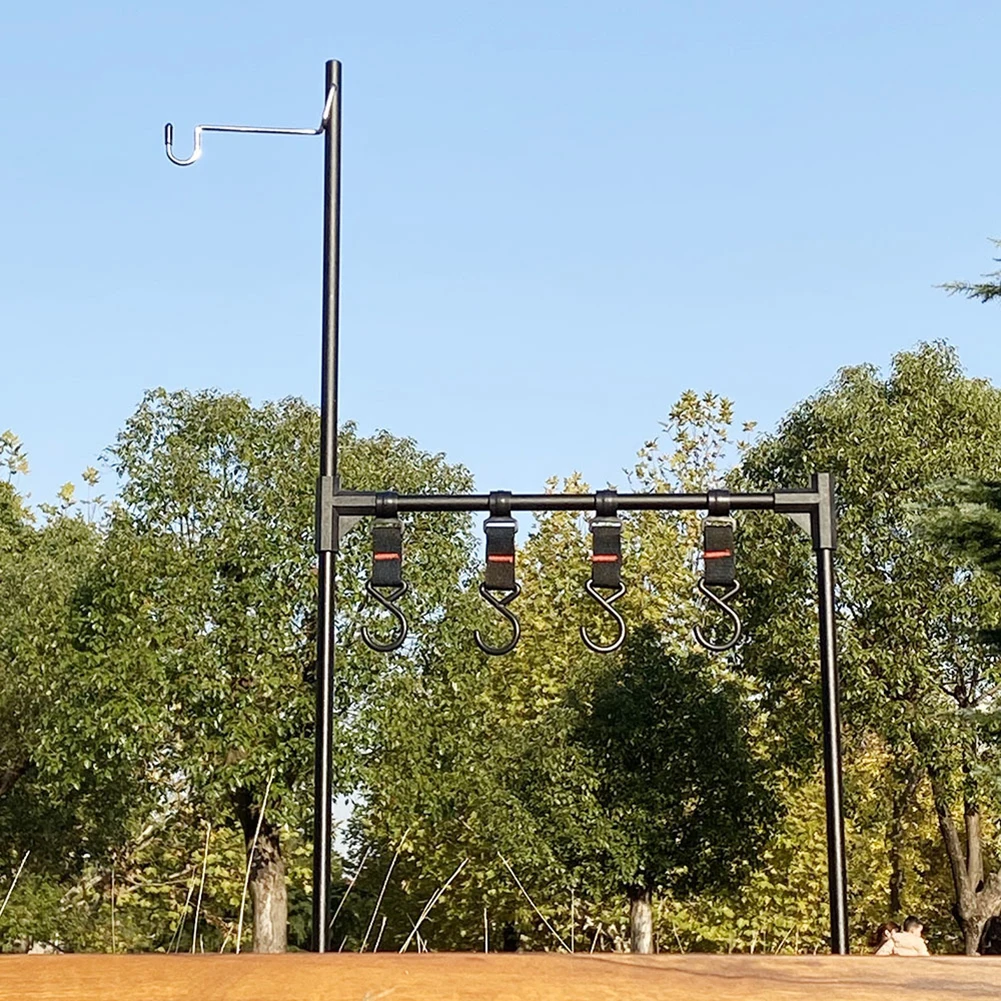 

Настольная стойка для хранения, подвесная настольная полка для барбекю, для кемпинга и пикника, стандартная стойка, многофункциональный кр...