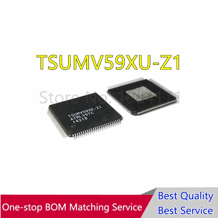 

10Pcs TSUMV59XU-Z1 TSUMV59XU TSUMV59 QFP-128 Liquid crystal driver chip IC NEW